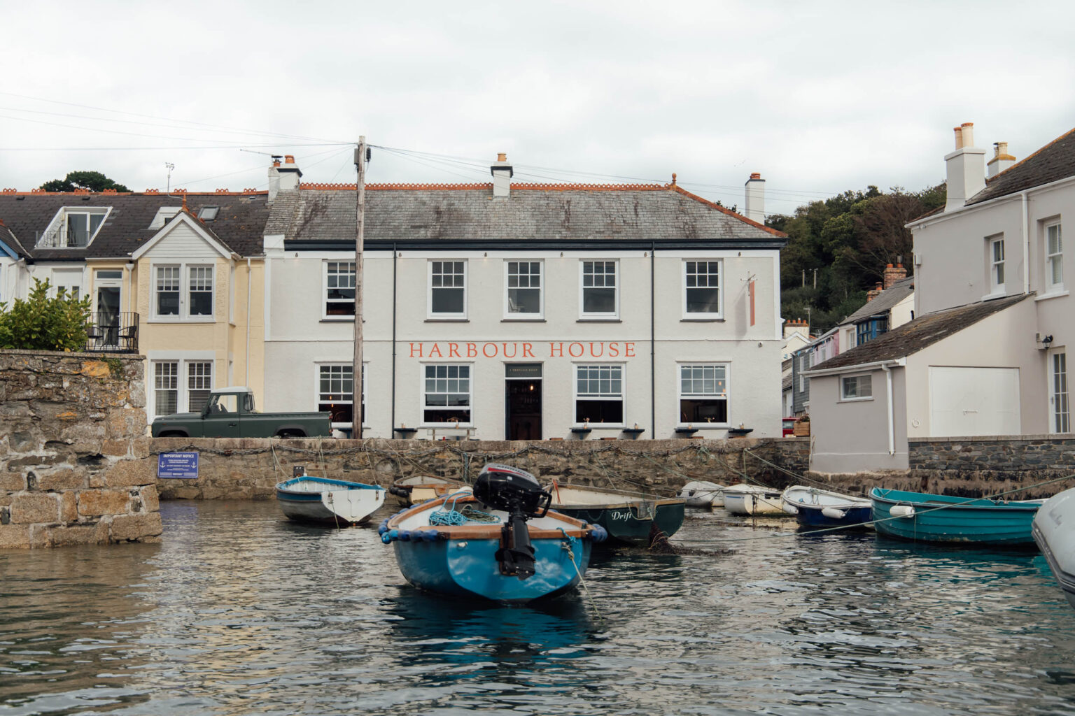 High tide in front of Harbour House Flushing